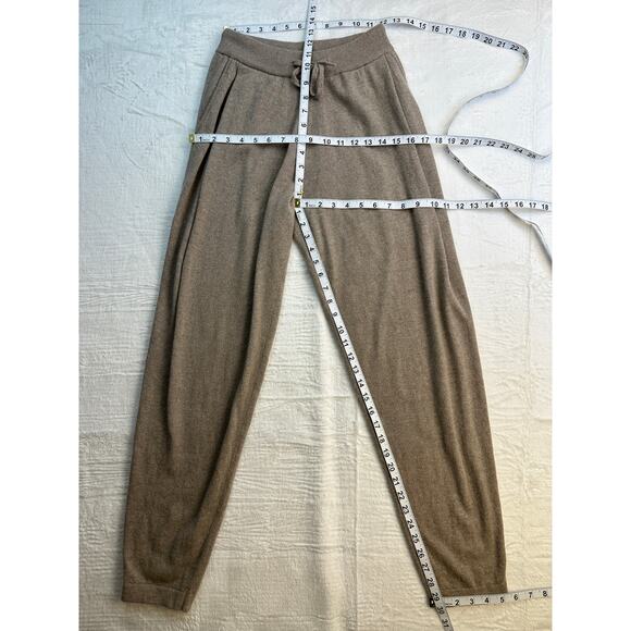 Lisa Yang Jo Lounge Pants Trousers Pants 100% Cashmere Taupe Sz 2 M / L NWT $475 - Picture 7 of 16